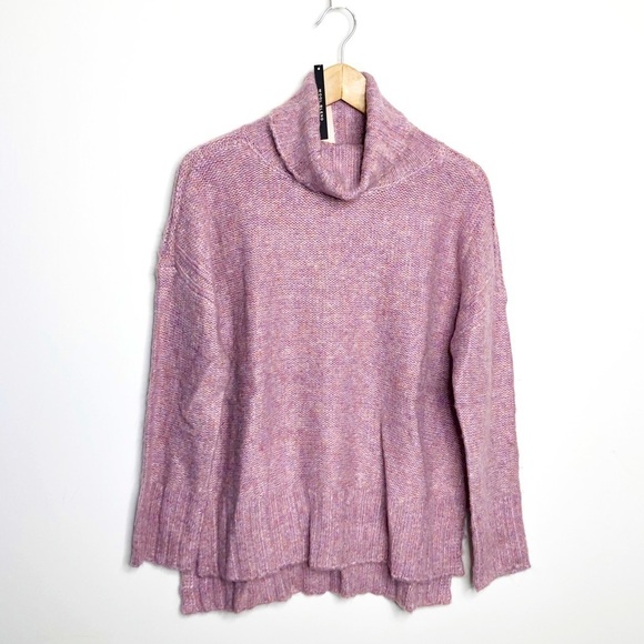 PHILOSOPHY heathered lavender turtleneck sweater - Picture 1 of 9